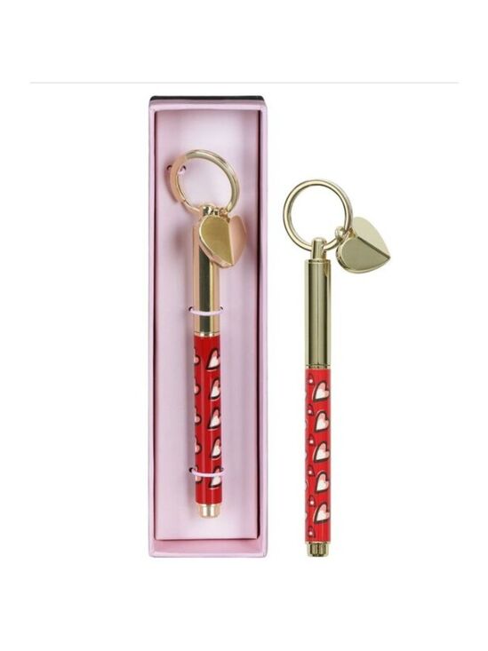 kate spade Other - KATE SPADE NEW YORK "HEARTS" KEY FOB PEN